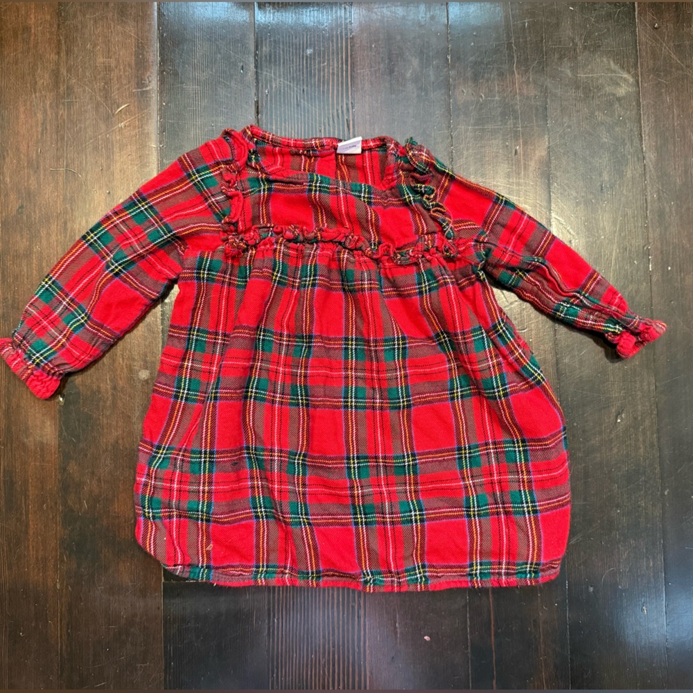 OLD NAVY Tartan Plaid infant dress
